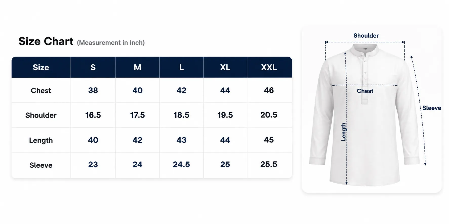 Size Chart Measurement